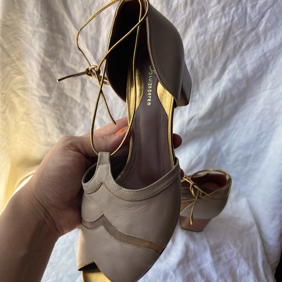 Luiza Perea Ives Open Toe Heel (Size 38 EU/ 7 US) - Picture 2 of 8